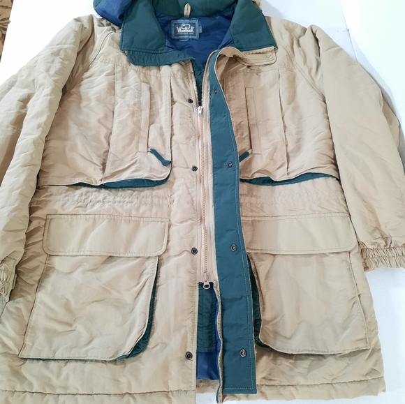 VTG Woolrich Insulated Nylon Hooded Parka Jacket - Picture 4 of 8
